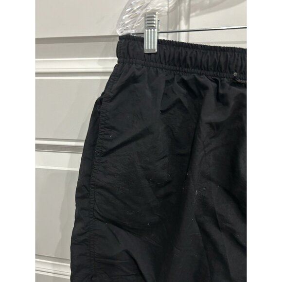 Trader Bay Black Nylon Swim Trunks With Mesh Lining Back Pocket Size L - Picture 4 of 9